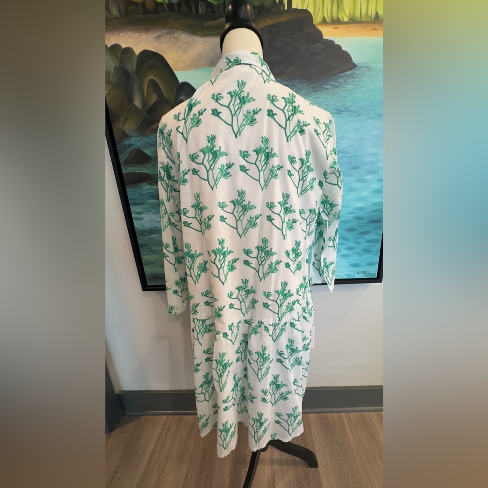 Tuckernuck/Ro’s Garden Green and White Deauville Dress - Picture 4 of 9